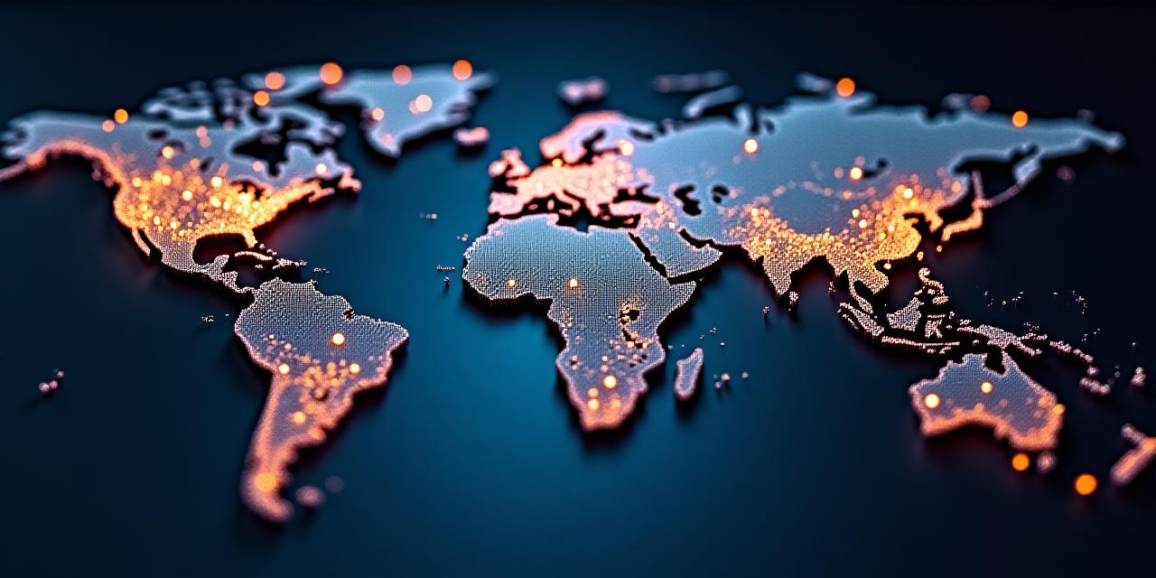 Global logistics network display