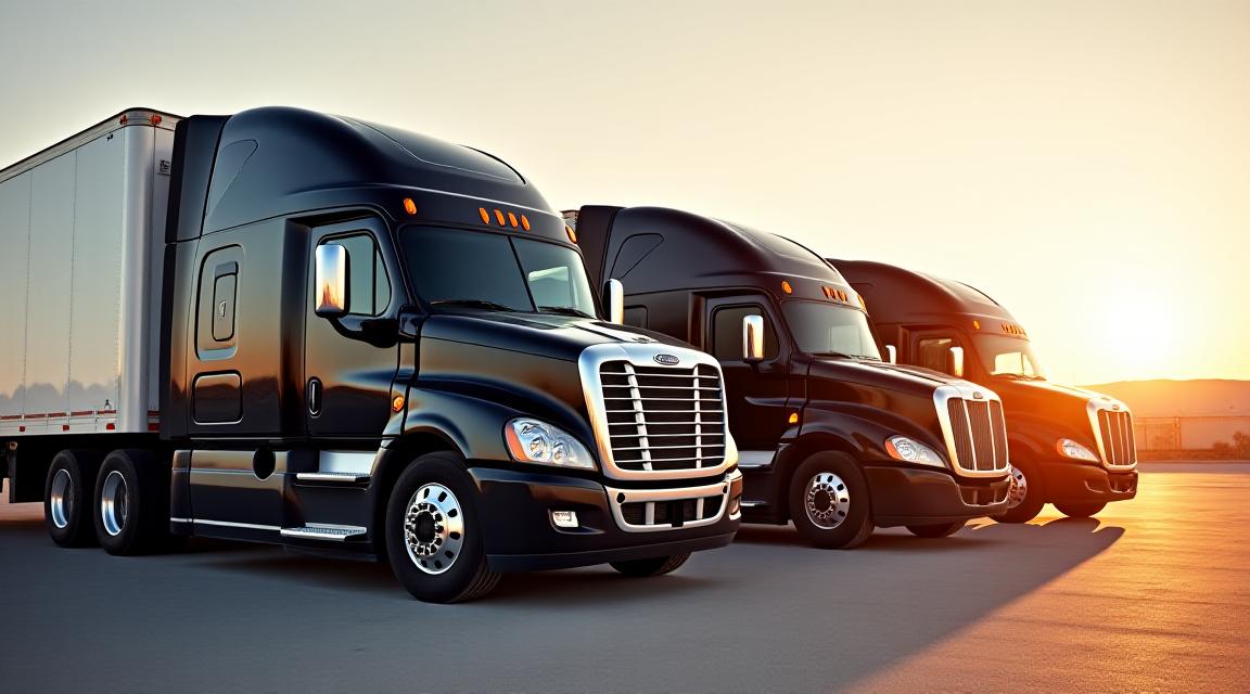 Modern logistics fleet in El Paso